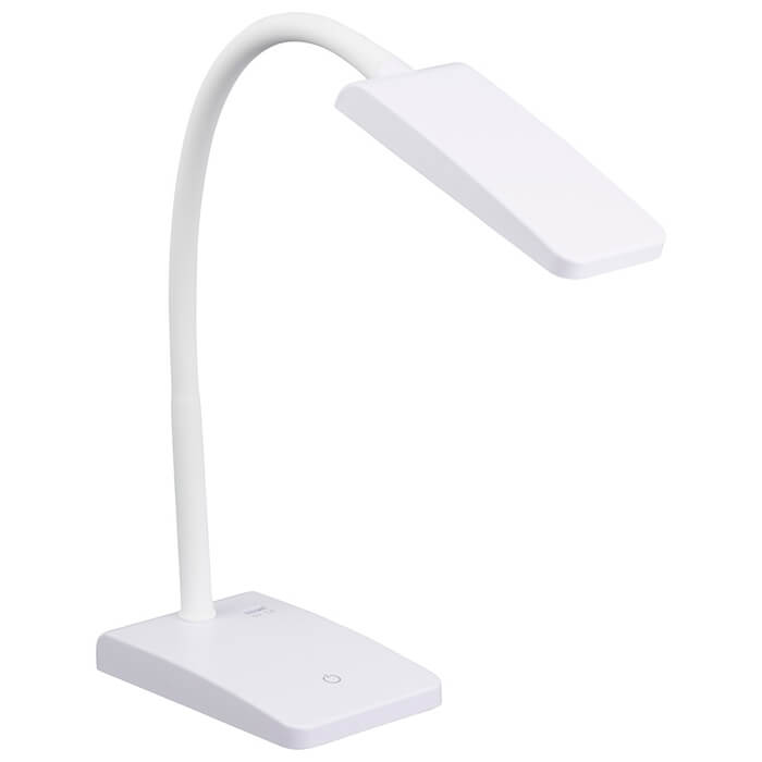 オーム電機 LEDデスクランプ LS20-W昼白色(ホワイト)